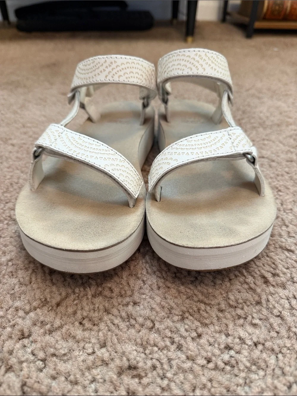 Teva midform cream leather sandals - 7 - Picture 3 of 7